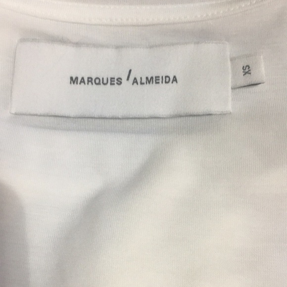 MARQUES'ALMEIDA Slashed-knotted short-sleeved - Picture 7 of 9